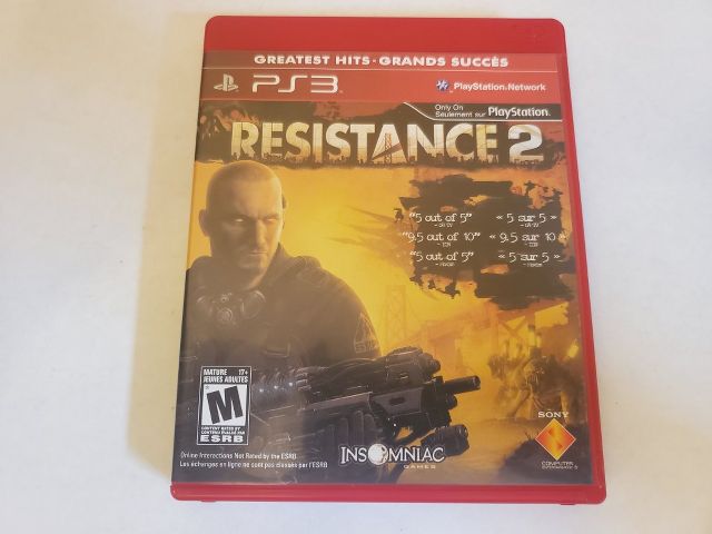 Sony Playstation 3 Resistance 2 Greatest Hits video game