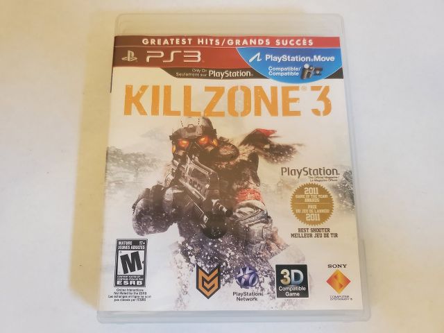 Sony Playstation 3 Killzone 3 Greatest Hits video game