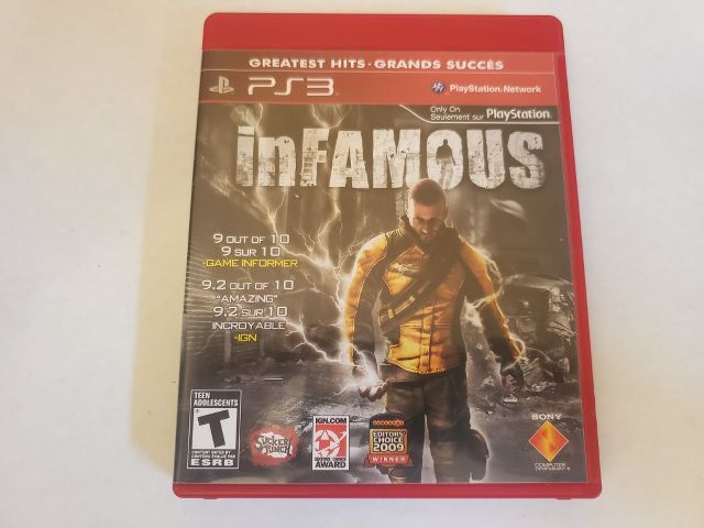 Sony Playstation 3 Infamous Greatest Hits video game
