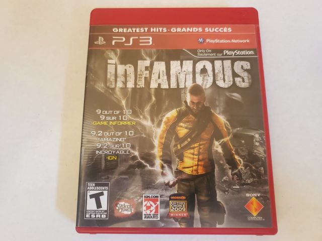 Sony Playstation 3 Infamous Greatest Hits video game