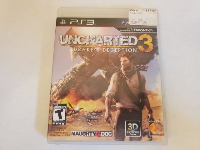 Sony Playstation 3 Uncharted 3 Drake's Deception video game