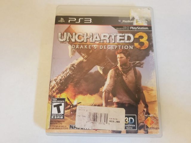 Sony Playstation 3 Uncharted 3 Drake's Deception video game