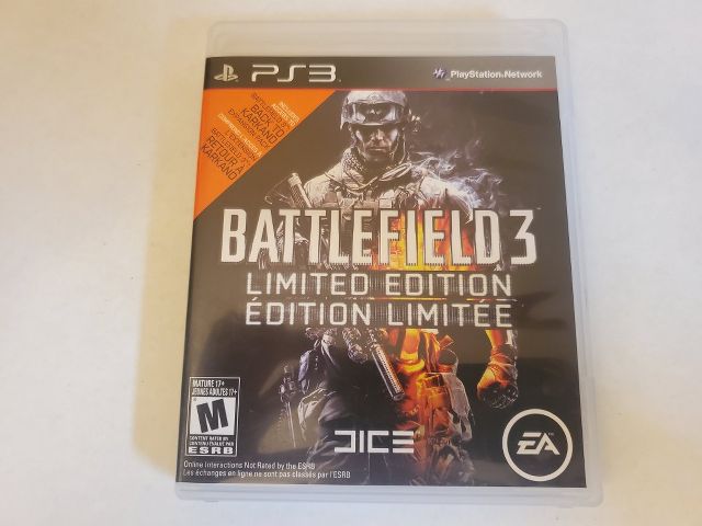Sony Playstation 3 Battlefield 3 Limited Edition video game