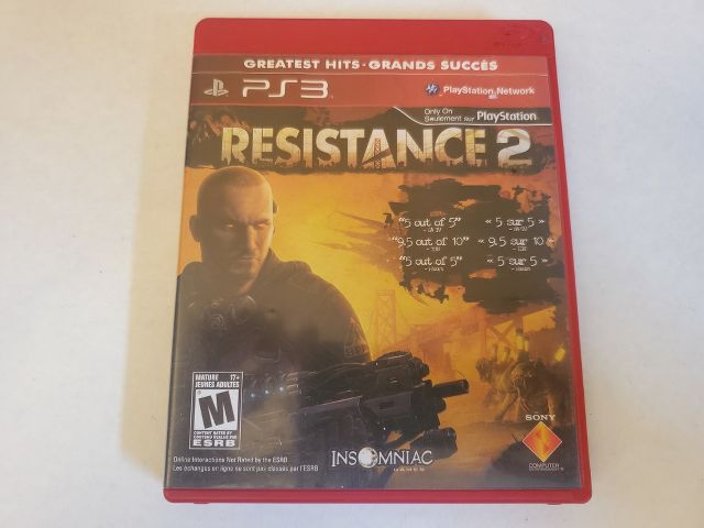 Sony Playstation 3 Resistance 2 Greatest Hits video game