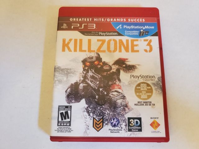 Sony Playstation 3 Killzone 3 Greatest Hits video game