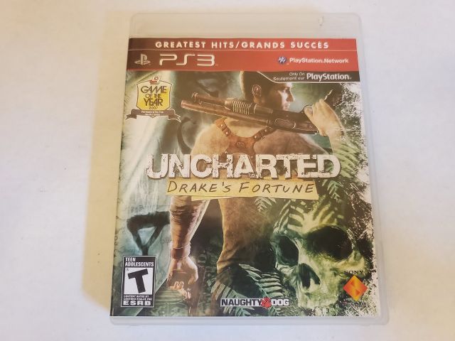 Sony Playstation 3 Uncharted Drake's Fortune Greatest Hits video game