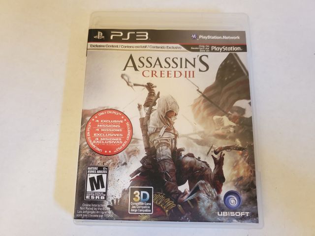 Sony Playstation 3 Assassin's Creed III video game