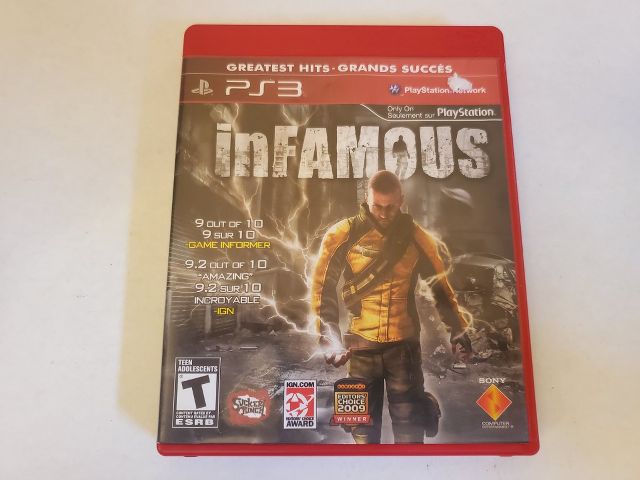 Sony Playstation 3 Infamous Greatest Hits video game
