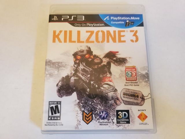 Sony Playstation 3 Killzone 3 video game
