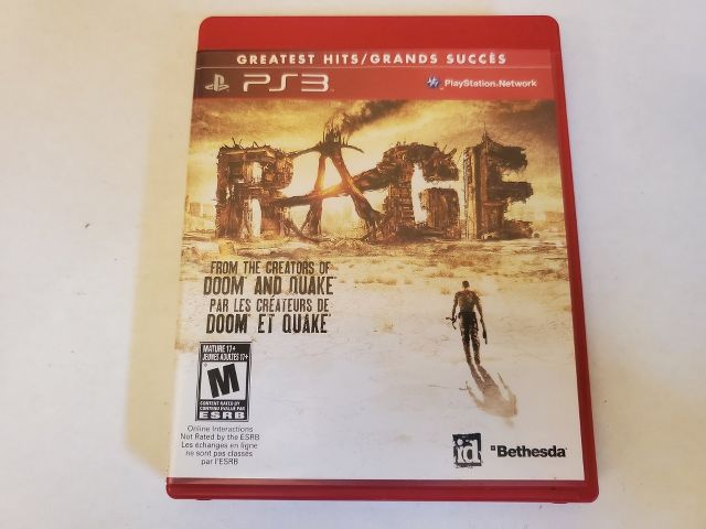 Sony Playstation 3 Rage Greatest Hits video game