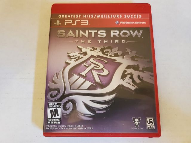 Sony Playstation 3 Saints Row The Third Greatest Hits video game