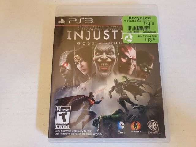 Sony Playstation 3 Injustice Gods Among Us video game