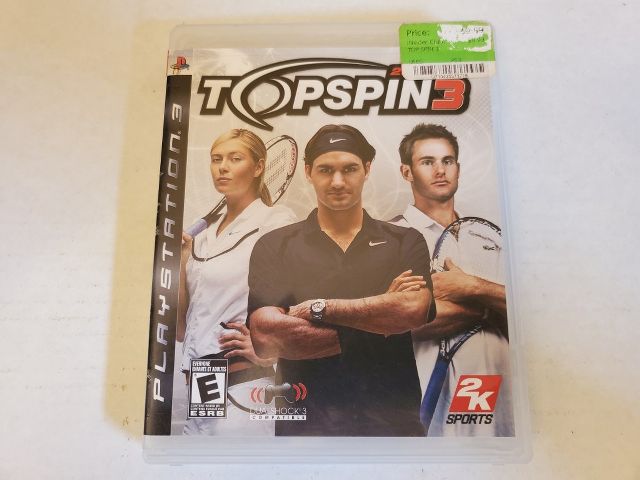 Sony Playstation 3 Topspin 3 video game