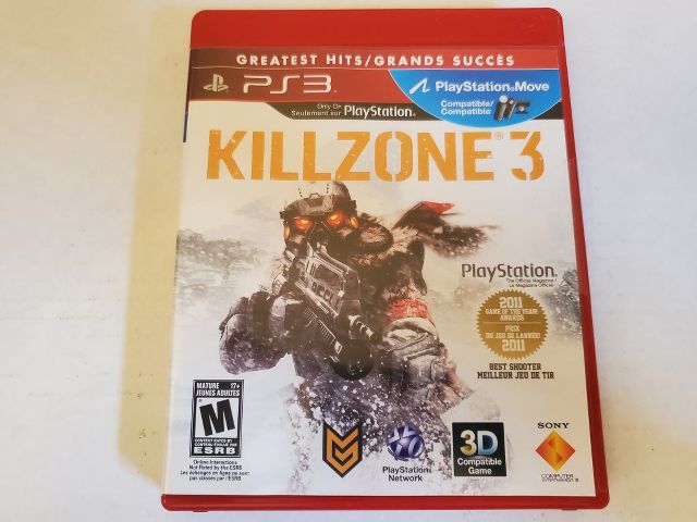 Sony Playstation 3 Killzone 3 Greatest Hits video game