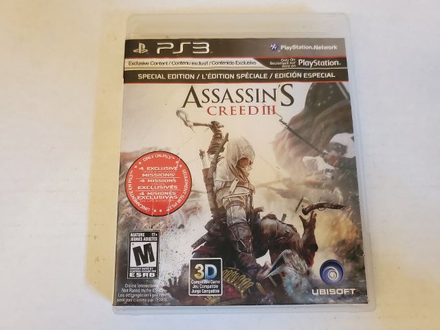 Sony Playstation 3 Assassin's Creed III Special Edition video game