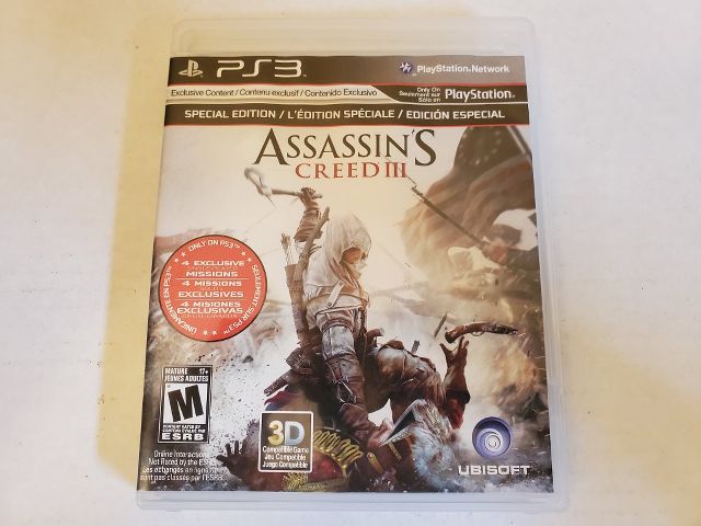 Sony Playstation 3 Assassin's Creed III Special Edition video game