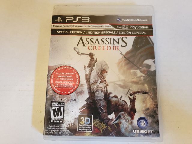 Sony Playstation 3 Assassin's Creed III Special Edition video game