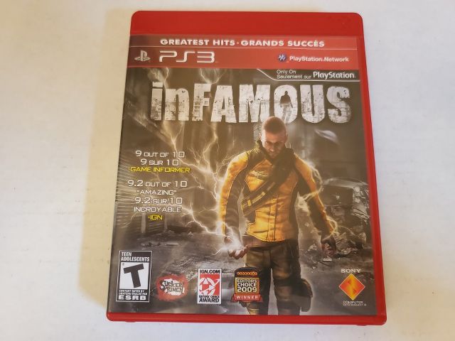Sony Playstation 3 Infamous Greatest Hits video game