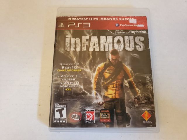 Sony Playstation 3 Infamous Greatest Hits video game