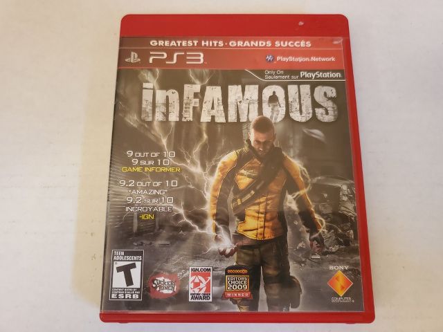 Sony Playstation 3 Infamous Greatest Hits video game