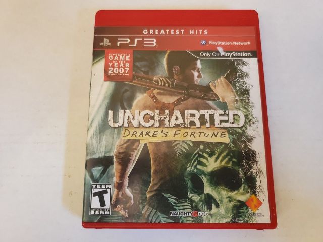 Sony Playstation 3 Uncharted Drake's Fortune Greatest Hits video game