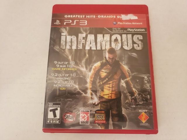 Sony Playstation 3 Infamous Greatest Hits video game