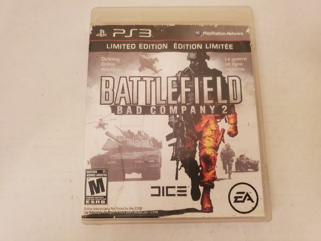 Sony Playstation 3 Battlefield Bad Company 2 Limited Edition video game