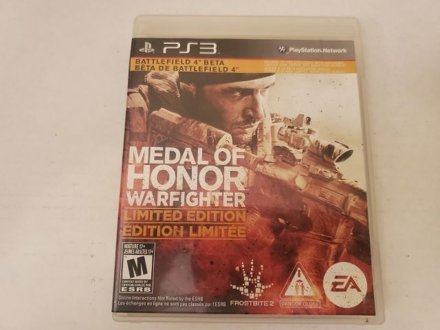 Sony Playstation 3 Medal of Honor Warfighter Limited Edition video game
