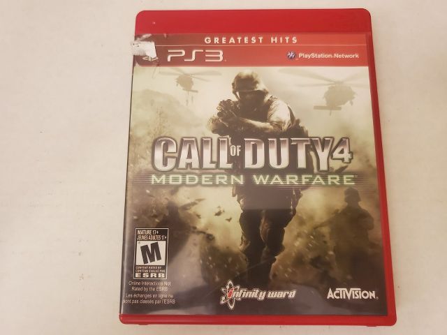 Sony Playstation 3 Call of Duty 4 Modern Warfare Greatest Hits video game