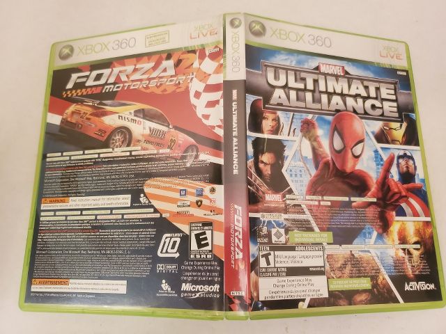 Microsoft Xbox 360 Forza 2 Motorsport Ultimate Alliance video game