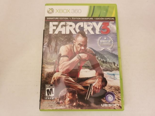Microsoft Xbox 360 Farcry 3 Signature Edition video game