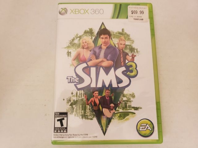 Microsoft Xbox 360 The Sims 3 video game