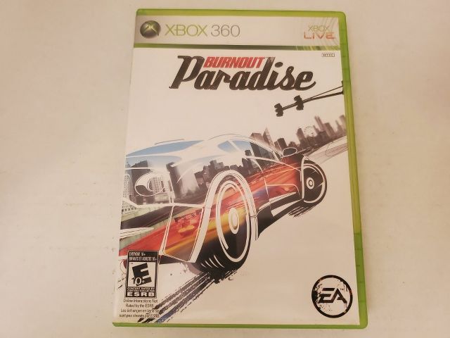 Microsoft Xbox 360 Burnout Paradise video game