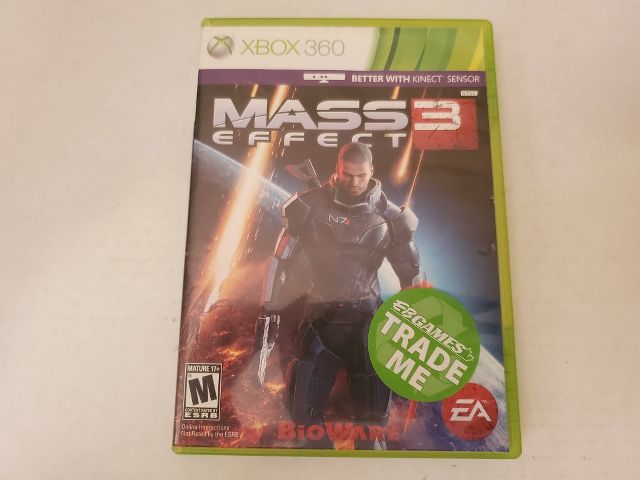 Microsoft Xbox 360 Mass Effect 3 video game