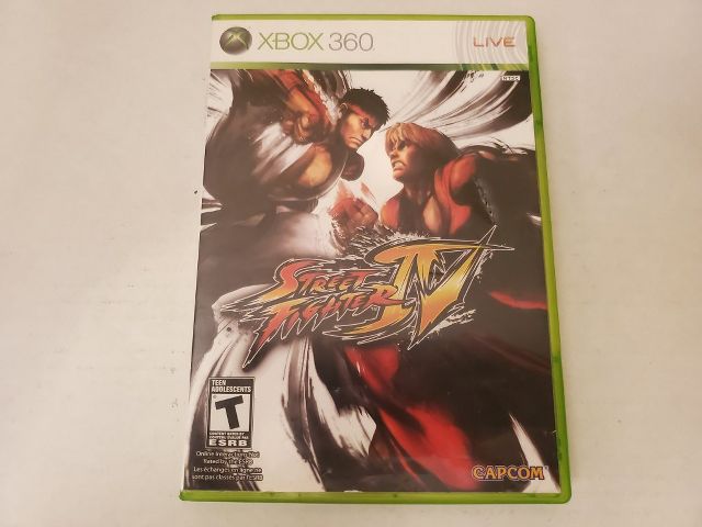 Microsoft Xbox 360 Street Fighter IV video game