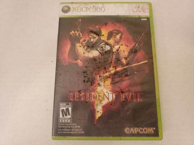 Microsoft Xbox 360 Resident Evil 5 video game