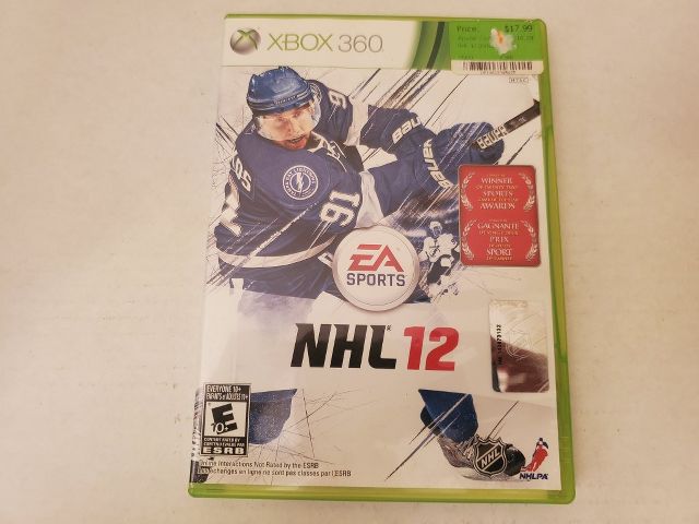 Microsoft Xbox 360 NHL 12 video game