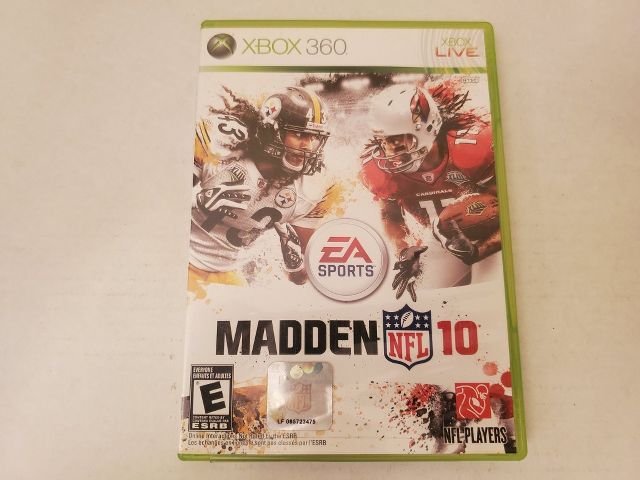 Microsoft Xbox 360 Madden 10 video game