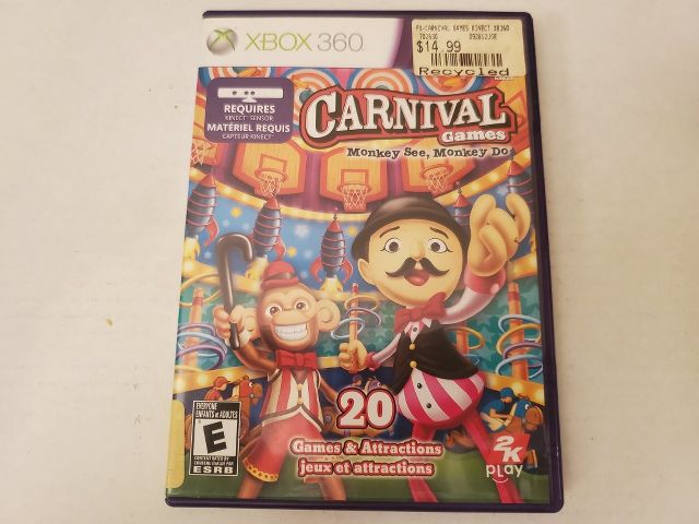 Microsoft Xbox 360 Carnival Games video game