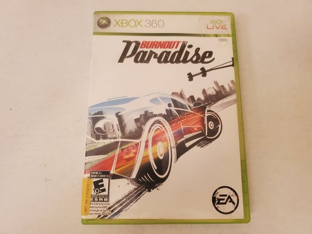 Microsoft Xbox 360 Burnout Paradise video game