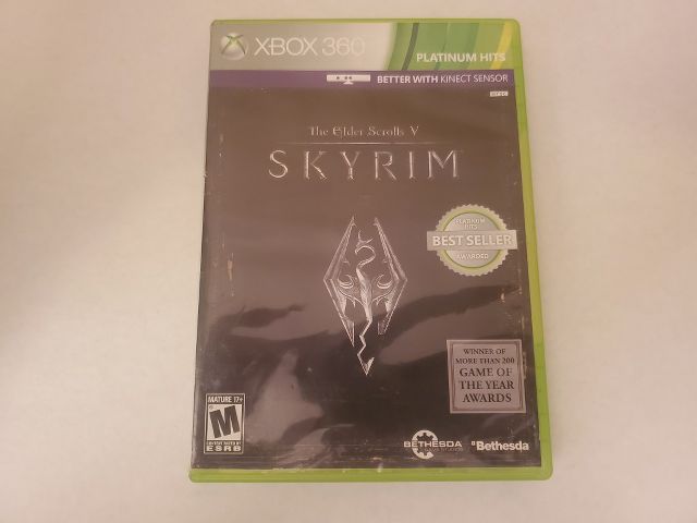 Microsoft Xbox 360 The Elder Scrolls V Skyrim Platinum Hits video game