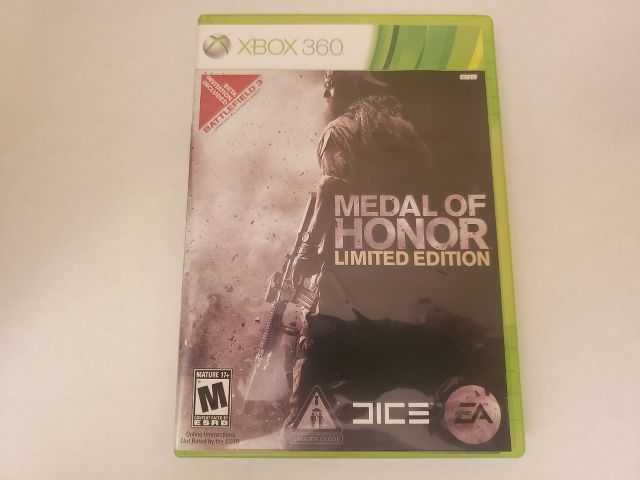 Microsoft Xbox 360 Medal of Honor Limited Edition video game