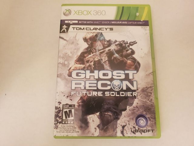 Microsoft Xbox 360 Ghost Recon Future Soldier video game