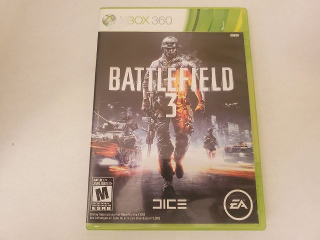 Microsoft Xbox 360 Battlefield 3 video game