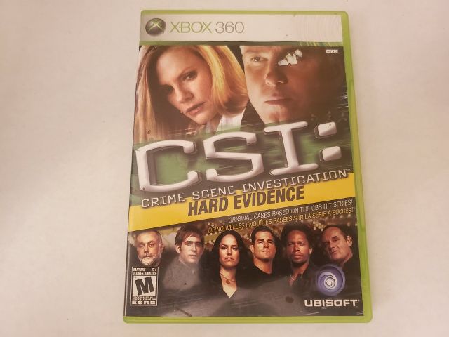 Microsoft Xbox 360 Crime Scene Investigation Hard Evidence video game
