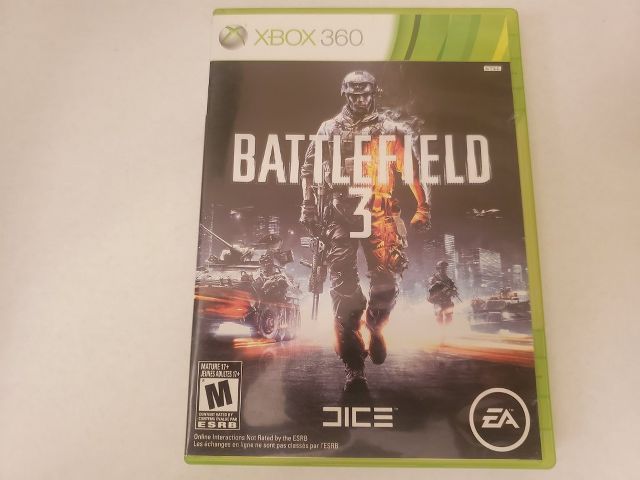 Microsoft Xbox 360 Battlefield 3 video game