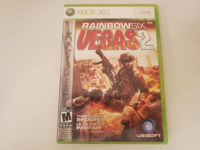 Microsoft Xbox 360 Rainbow Six Vegas 2 video game
