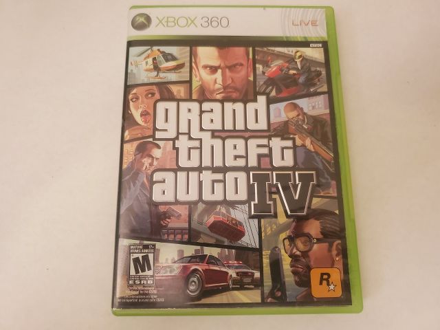 Microsoft Xbox 360 Grand Theft Auto IV video game