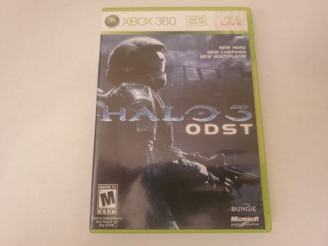 Microsoft Xbox 360 Halo 3 ODST video game