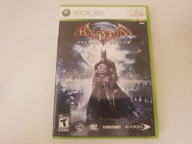 Microsoft Xbox 360 Batman Arkham Asylum video game